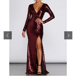 Windsor Sequin Mermaid Dress SZ Small